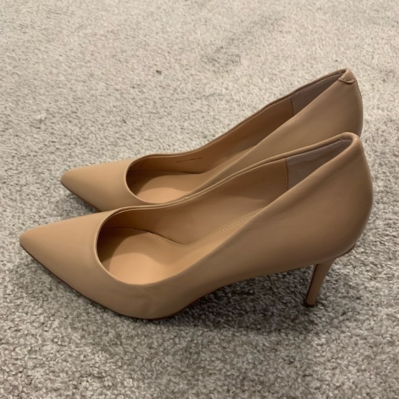 NWT Steve Madden Luiza nude leather pumps women’s size 10 - perfect condition - Picture 7 of 9